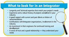 What to look for in an Integrator